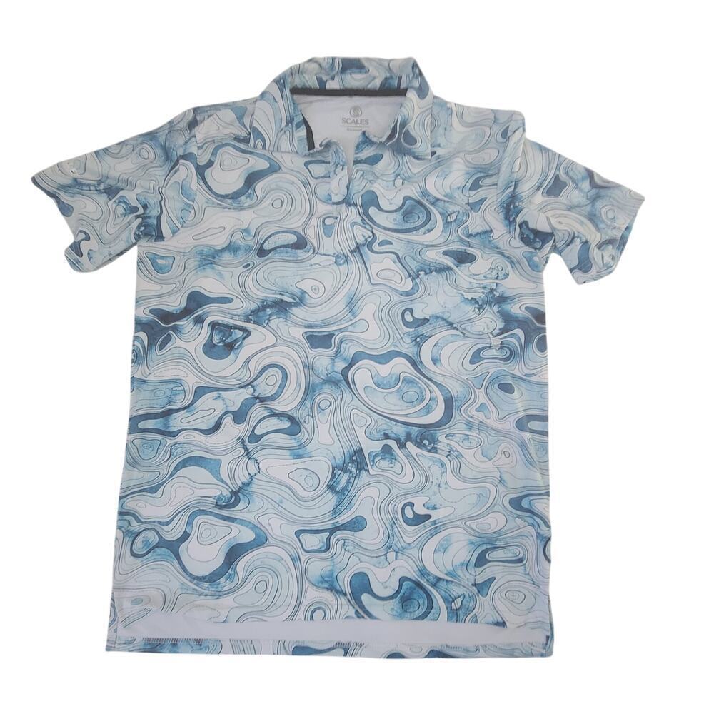 Scales TOPO polo Men's polo blue Size Medium